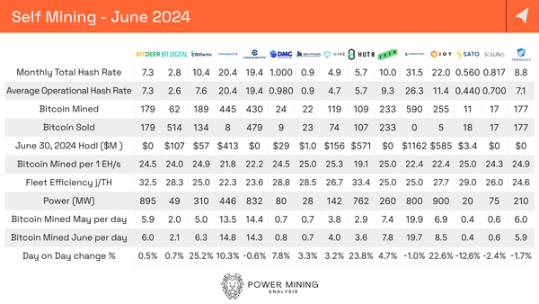 Bitcoin Mining Industry Report: 
June 2024 - Bitfarms names new CEO and Monthly Operational Updates